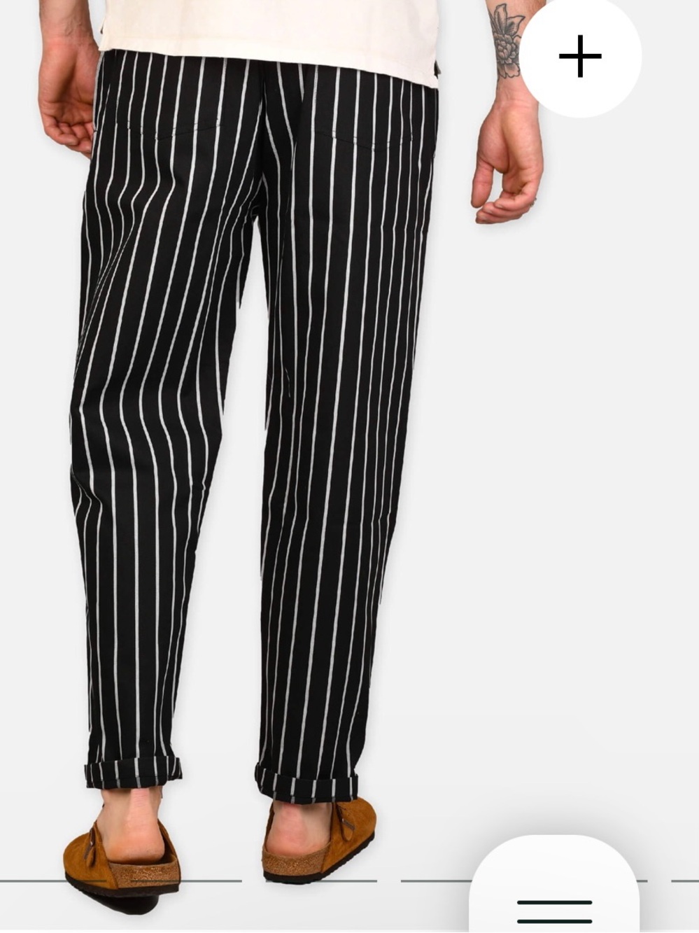 Cookman Chef Pants Stripe Black Size S Unisex - Picture 6 of 16